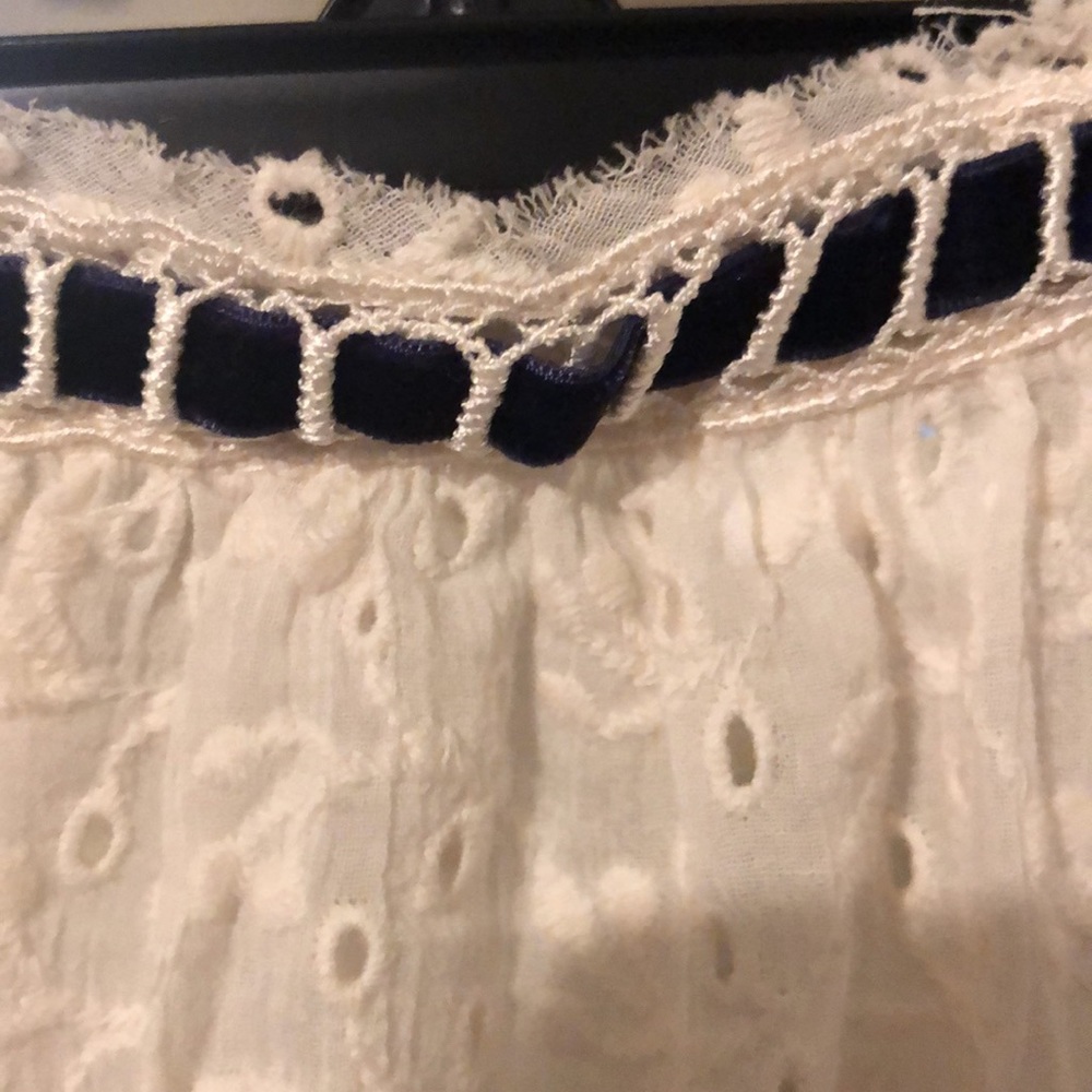 NWT Free People Darcy Eyelet Blouse - Picture 12 of 13
